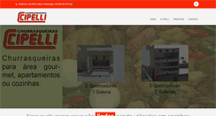 Desktop Screenshot of cipelli.com.br