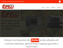Tablet Screenshot of cipelli.com.br